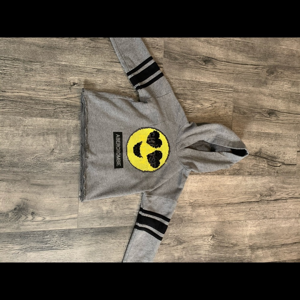 Abercrombie kids double sided sequin sweatshirt